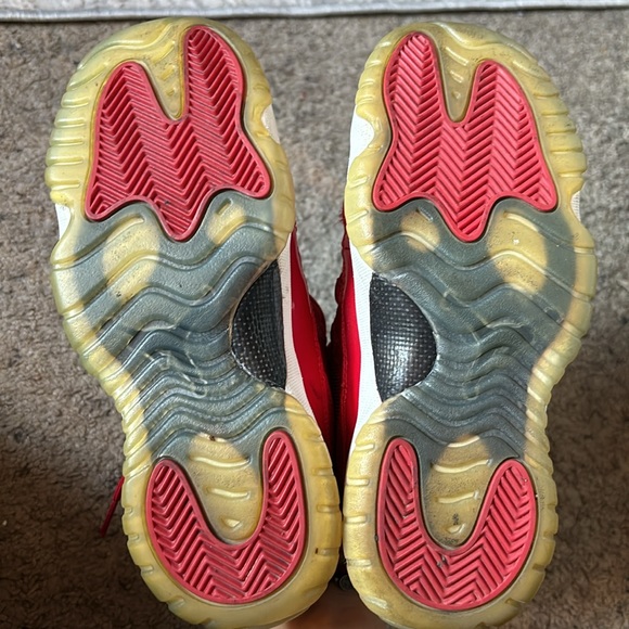 Red air Jordan 11s - Picture 9 of 13